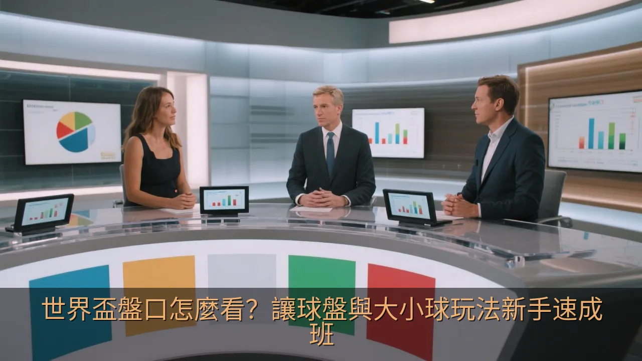 世界盃盤口怎麼看？讓球盤與大小球玩法新手速成班